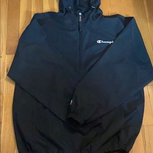 NWOT Black Champion Windbreaker